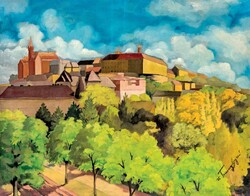 Orosz Adél, Tunyogi Csapó Andrásné (1908, [Radnót, Erdély] – † ismeretlen): A Budai vár látképe (Kri