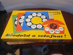 Retro kérdezd a telefont hiánytalan társasjáték minerva trial