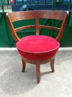 Bieder támlás szék, kis fotel