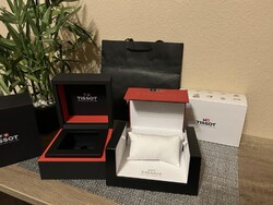Tissot óra doboz 2 db + papir tasak