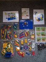 2,5kg kb. 380db építő játék, fejlesztő játék,kreatív készségfejlesztő!