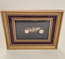 BMW rajongóknak! Ken Broadbent különleges kollázs óraalkatrészekből, BMW 315/1 1936 oldtimer autó