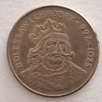 50 Zloty, I. Ulászló lengyel király (1320-1333) Lengyelország 1980 (2302)