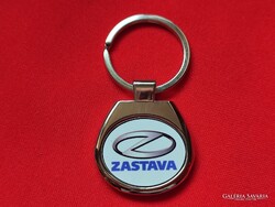 ZASTAVA OVÁLIS FÉM KULCSTARTÓ