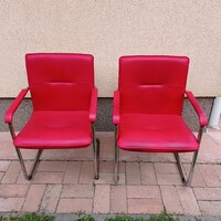 2 db reetro csővázas szék