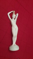 Aquincumi porcelán női akt 23,5 cm
