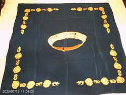 Vintage valódi silk nagy selyemkendő