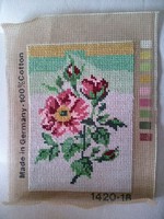 Gobelin jellegű keresztszemes kézimunka, hibátlan