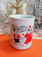 Ritka Zsolnay kisegérkés csésze, bögre.  45.