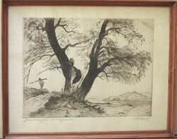 (K) Beron Gyula (1885 – 1971) : Dunakanyar Visegrádon