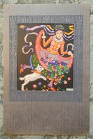 Távirat - Sárközi Szerencsevirágok - Horváth Jenő rajza - RITKA! - 16 x 24 cm.