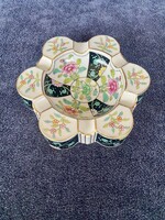 Herendi porcelán Siang Noir (SN) hamutartó