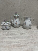 Herendi Eton mintás kávés készlet – 3 db (csészék nélkül)