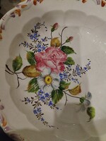 Kézi festett mosdó tál  - antik jelleggel