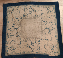Vintage jelzett selyem kendő Jelea de Fabriques Paris 75 cm x 75 cm