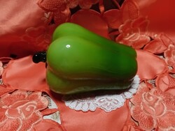 Szakított  üveg paprika, levélnehezék