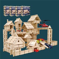 LOGI-VÁR logikai várépítő játék (4 garnitúra, 344 építőelem)