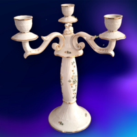 Hollóházi Erika gyertyatartó