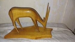 Faragott fa erdei állat retró