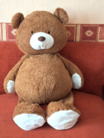 Óriás Plüss Mackó, vidám, pocakos [ 90 cm)