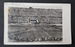 Budapest Népstadion az FVB megnyitása képeslap