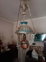 Eladó lüszter lámpa majolika testtel