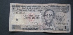 Etiópia 1 birr 1998