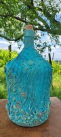 Handmade 3-Liter Demijohn – Nautical and Pirate Motifs, Unique Creation