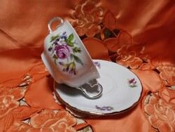 Winterling,  német porcelán két füles krémleves kínáló aljjal