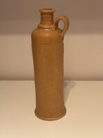 FÜLES NÉMET KERÁMIA OLAJTARTÓ FLASKA, PALACK