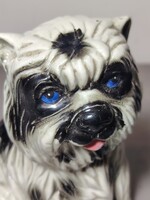 Vintage kerámia yorkshire terrier figura  MCS Brazil tervező ALKUDHATÓ