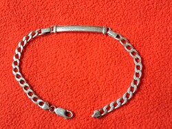 Újszerű 925-ös (sterling) ezüst karlánc NAGY NORBERT gravírozással