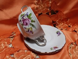 Winterling,  német porcelán két füles krémleves kínáló aljjal