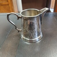 Pazar régi ezüstözött kiöntő (8x11x6,7 cm)