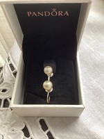 Antik gyöngy füllbevaló, 20/ 12 K