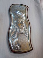 Sterling ezüst Jézus kép.  41,5 cm