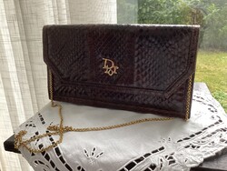 Kígyóbőr retikül táska Spanyolországból