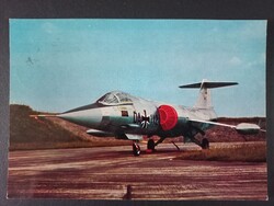 F–4 Phantom II vadászgép – Bundeswehr katonai repülőgép, vintage képeslap