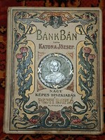 1899-BÁNK BÁN DISZ KIADÁS ALBUM PESTI NAPLÓ -CSÓK ISTVÁN  FESTMÉNYEIVEL ILLUSZTRÁLVA-SZÉP