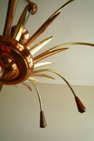 Vintage XL Sputnik mennyezeti lámpa csillár 60as évek spider mid century modern lamp függeszték