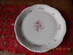 Zsolnay virág mintás süteményes tál