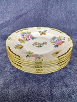 Herendi porcelán Viktória mintás sütis tányér 1520/VBO