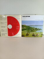 Balatont bemutató emlékfüzet hanglemezzel