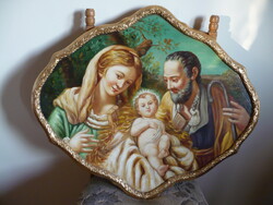 A Szent Család – ismeretlen festő műve a XX. századi olasz iskolából eredetiség igazolással