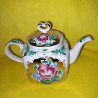 Ritka, régi, orosz porcelán kávés-teás kanna, kancsó, kiöntő.