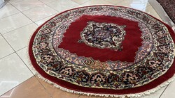 4196 Hindu Bidjar Kézi Gyapjú Perzsa Kerek Szőnyeg 160CM