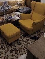 Ikea fotel lábtartóval Strandmon