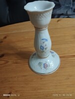 Hollóházi porcelán hajmalkas gyertyatartó