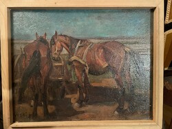 Pihenő lovak (Viski)