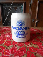 Német kőedény korsó, Paulaner München